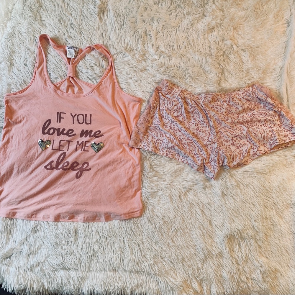 Mentally Exhausted (can’t even) Shorts Sleep set